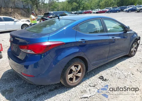 2015 Hyundai Elantra Se z USA, uszkodzony, nr VIN 5NPDH4AE5FH577260